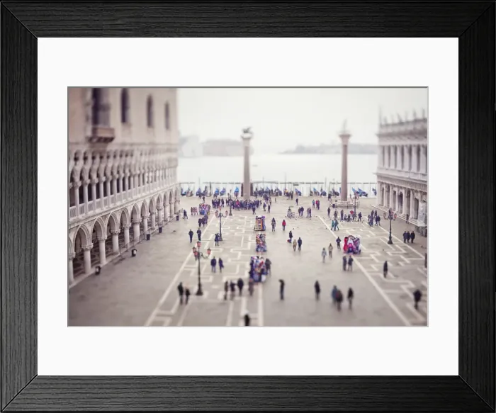 Framed Print : Italy, Veneto, Venezia district, Venice. San Marco Square