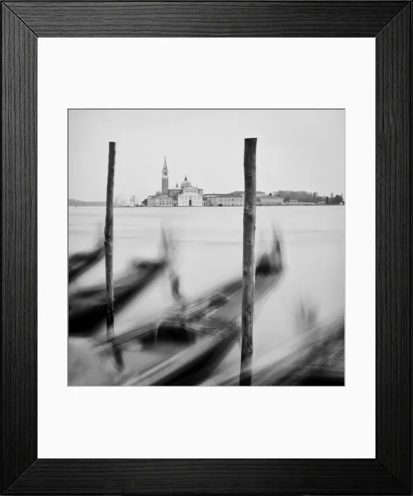 Framed Print : Italy, Veneto, Venezia district, Venice. San Giorgio Maggiore. Gondolas Framed Print : Italy, Veneto, Venezia district, Venice. San Giorgio Maggiore. Gondolas