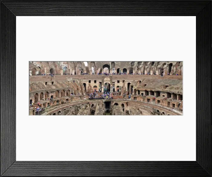 Framed Print : The Colosseum or Coliseum. The construction began under the emperor Vespasian in 70 AD Framed Print : The Colosseum or Coliseum. The construction began under the emperor Vespasian in 70 AD