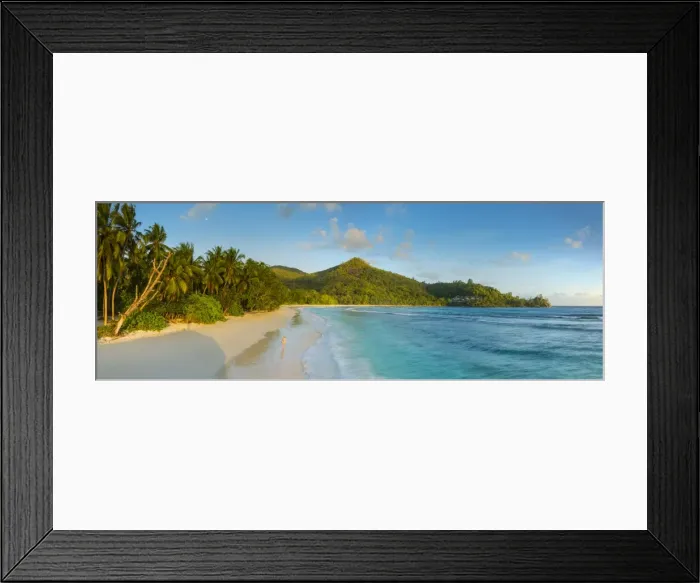 Framed Print : Beach in southern Mahe, Seychelles Framed Print : Beach in southern Mahe, Seychelles