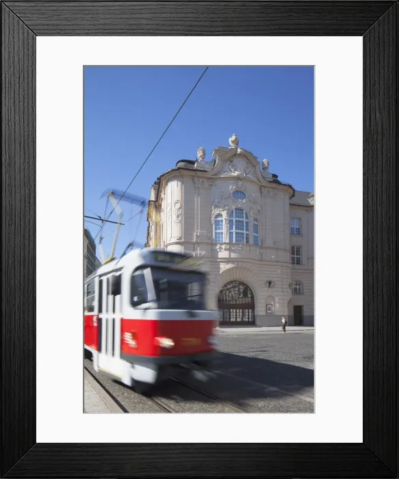Framed Print : Tram passing Reduta Palace, Bratislava, Slovakia Framed Print : Tram passing Reduta Palace, Bratislava, Slovakia