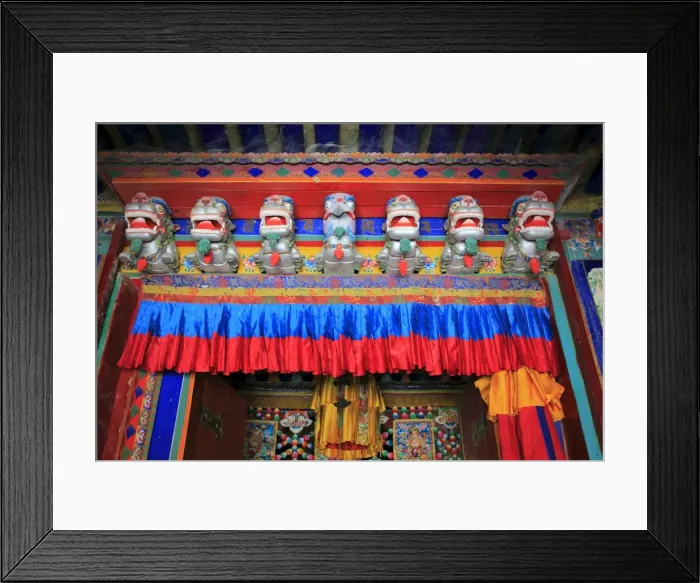 Framed Print : Ganden Monastery, Wangbur Mountain, Lhasa, Tibet, China Framed Print : Ganden Monastery, Wangbur Mountain, Lhasa, Tibet, China