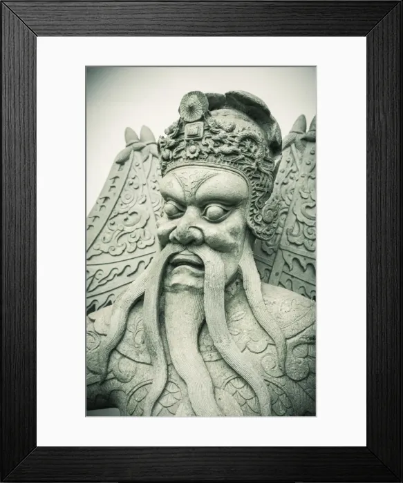 Framed Print : Warrior statue at Wat Pho (Temple of the Reclining Buddha), Bangkok, Thailand Framed Print : Warrior statue at Wat Pho (Temple of the Reclining Buddha), Bangkok, Thailand