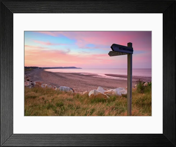 Framed Print : Ramsey Beach at Sunset, Isle of Man Framed Print : Ramsey Beach at Sunset, Isle of Man