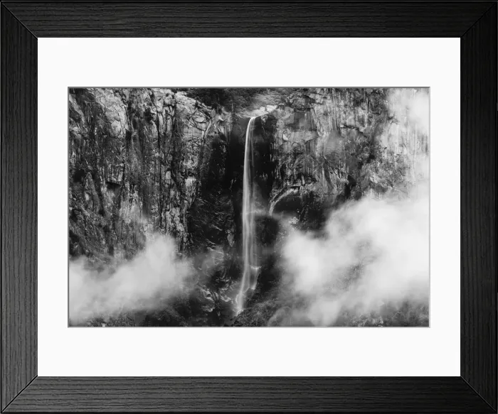 Framed Print : Bridalveil Falls in Mist, Yosemite National Park, California, USA Framed Print : Bridalveil Falls in Mist, Yosemite National Park, California, USA