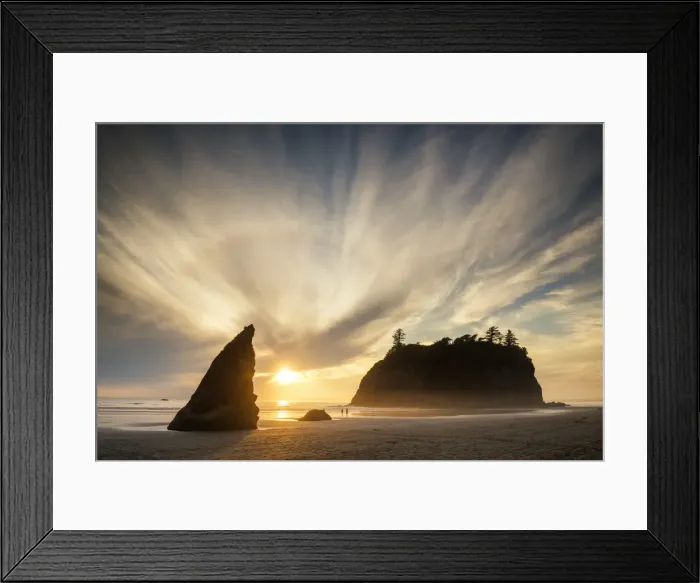 Framed Print : Sunset at Ruby Beach, Olympic National Park, Washington, USA Framed Print : Sunset at Ruby Beach, Olympic National Park, Washington, USA