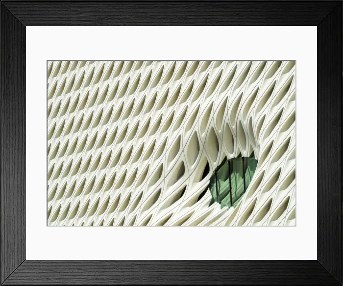 Framed Print : The Broad Museum Detail, Los Angeles, California, USA Framed Print : The Broad Museum Detail, Los Angeles, California, USA