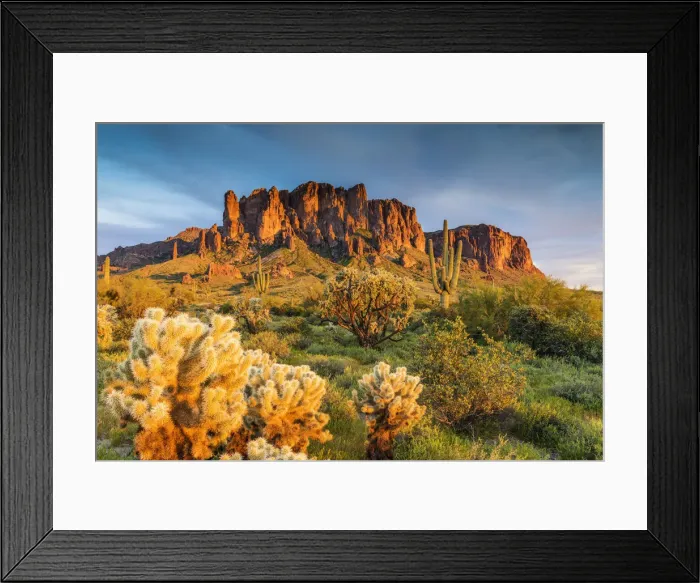 Framed Print : Superstition Mountains, Phoenix, Arizona, USA Framed Print : Superstition Mountains, Phoenix, Arizona, USA