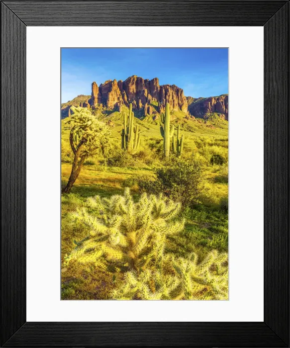 Framed Print : Superstition Mountains, Phoenix, Arizona, USA Framed Print : Superstition Mountains, Phoenix, Arizona, USA