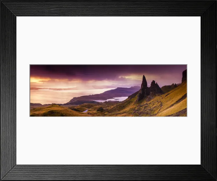 Framed Print : Old Man of Storr at Sunrise, Isle of Skye, Highland Region, Scotland Framed Print : Old Man of Storr at Sunrise, Isle of Skye, Highland Region, Scotland