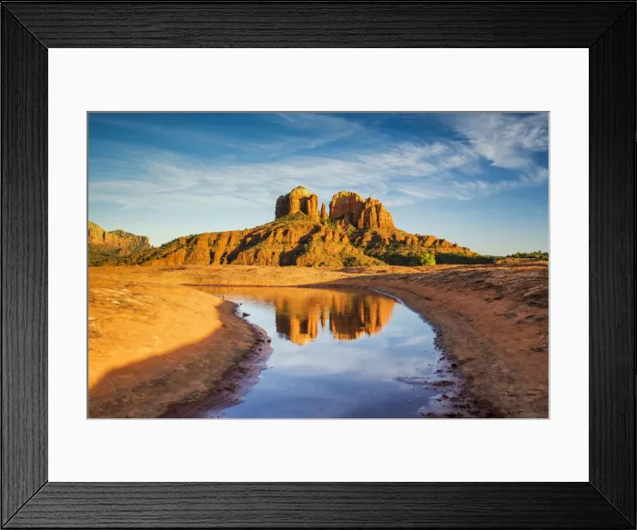 Framed Print : Cathedral Rock Reflection, Sedona, Arizona, USA Framed Print : Cathedral Rock Reflection, Sedona, Arizona, USA