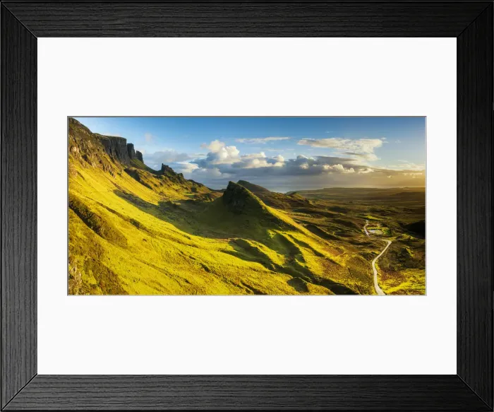 Framed Print : The Quiraing, Isle of Skye, Highland Region, Scotland Framed Print : The Quiraing, Isle of Skye, Highland Region, Scotland