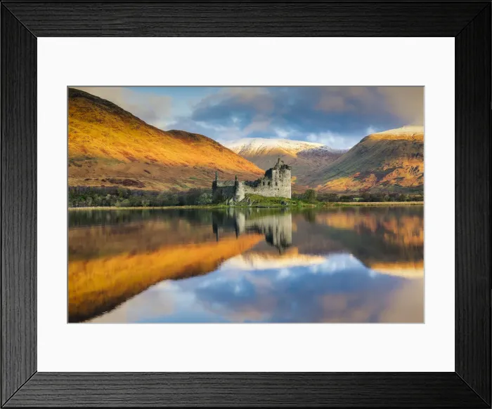 Framed Print : Kilchurne Castle Reflecting in Loch Awe, Argyll & Bute, Scotland Framed Print : Kilchurne Castle Reflecting in Loch Awe, Argyll & Bute, Scotland