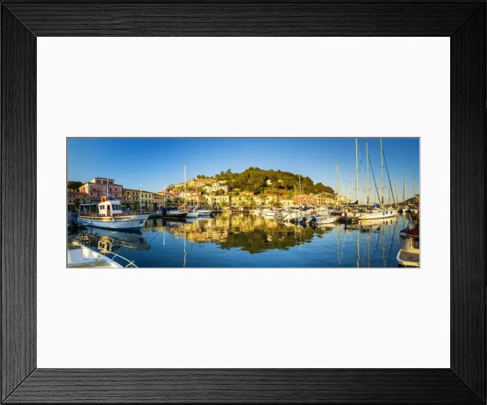 Framed Print : Porto Azzuro, Elba, Tuscany, Italy Framed Print : Porto Azzuro, Elba, Tuscany, Italy