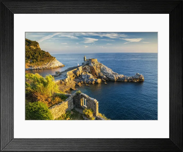Framed Print : St. Peters Church, Portovenere, Liguria, Italy Framed Print : St. Peters Church, Portovenere, Liguria, Italy