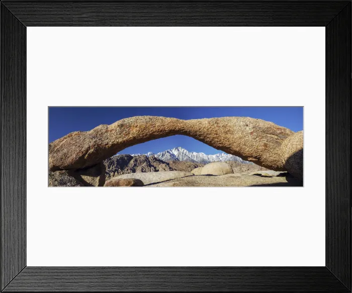 Framed Print : Natural Arch, Alabama Hills, Lone Pine, California, USA Framed Print : Natural Arch, Alabama Hills, Lone Pine, California, USA