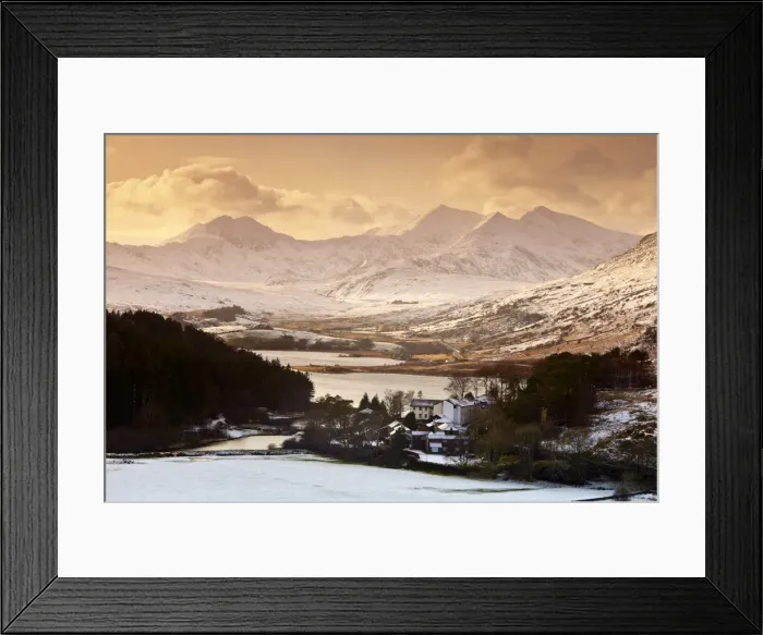 Framed Print : Mt. Snowdon in Winter, Snowdonia National Park, Gwynedd, Wales Framed Print : Mt. Snowdon in Winter, Snowdonia National Park, Gwynedd, Wales