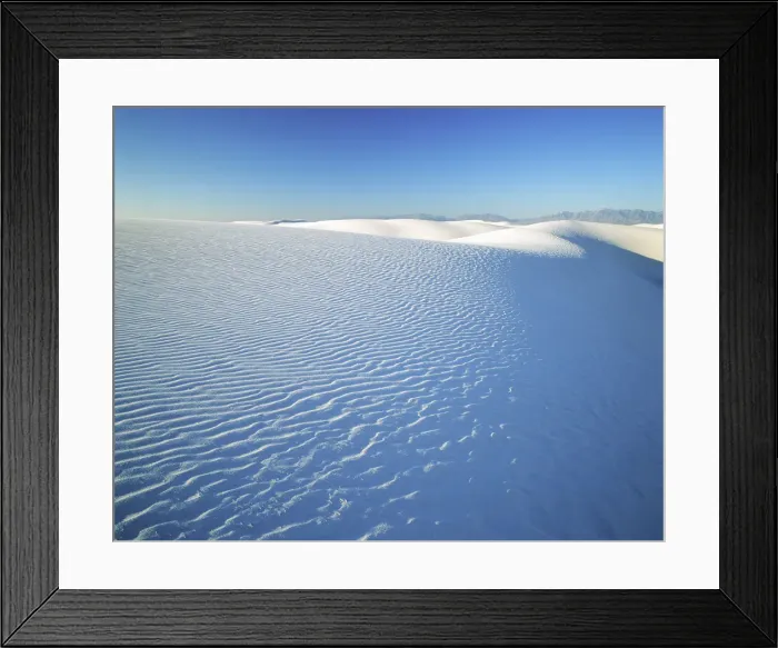 Framed Print : Sand Dunes, White Sands National Monument, New Mexico, USA Framed Print : Sand Dunes, White Sands National Monument, New Mexico, USA
