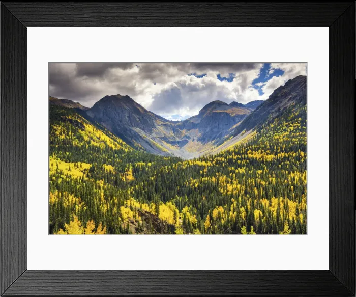 Framed Print : Little Giant Peak & Kendall Peak, Silverton, Colorado, USA