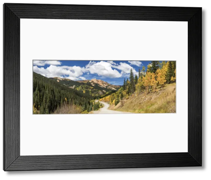 Framed Print : Road to Red Mountain, Silverton, Colorado, USA Framed Print : Road to Red Mountain, Silverton, Colorado, USA