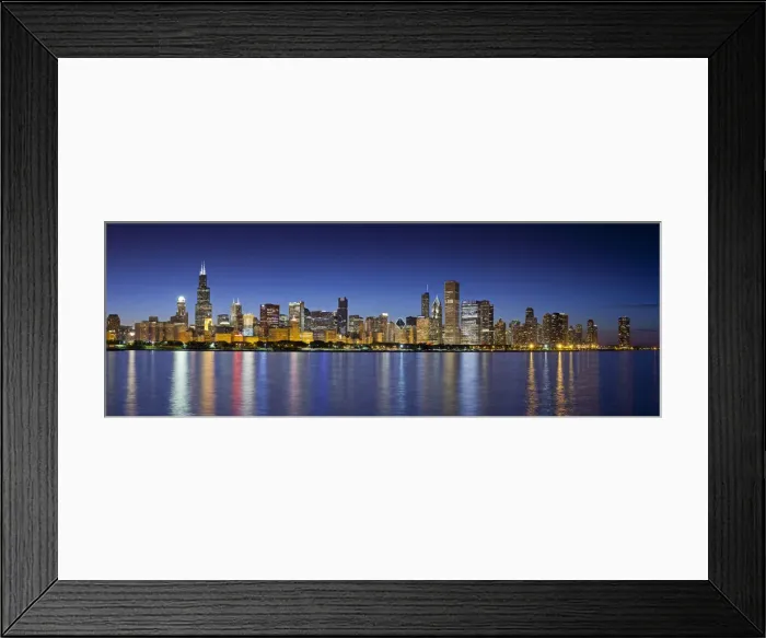 Framed Print : Chicago Skyline, Illinois, USA Framed Print : Chicago Skyline, Illinois, USA