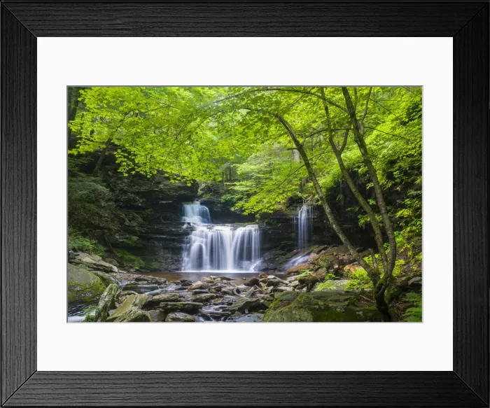 Framed Print : R. B. Ricketts Falls, Ricketts Glen State Park, Sullivan County, Pennsylvania, USA Framed Print : R. B. Ricketts Falls, Ricketts Glen State Park, Sullivan County, Pennsylvania, USA