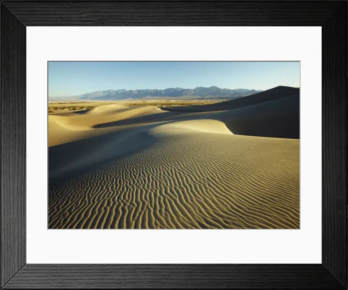 Framed Print : Mesquite Dunes, Stovepipe Wells, Death Valley National Park, California, USA Framed Print : Mesquite Dunes, Stovepipe Wells, Death Valley National Park, California, USA