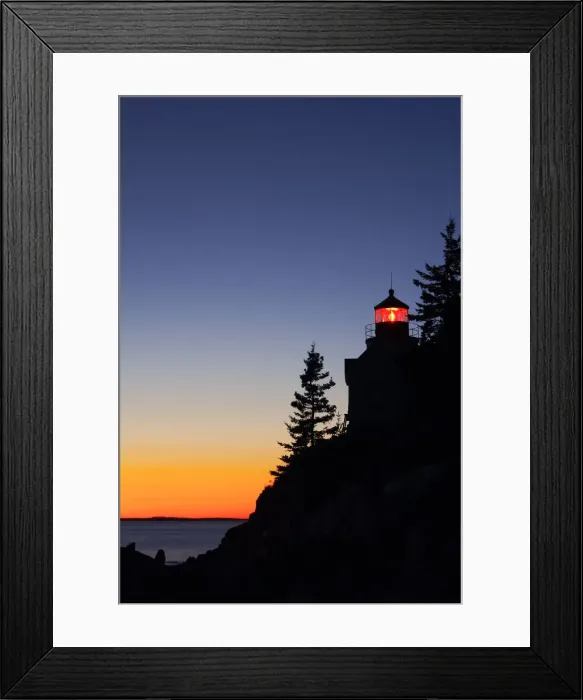 Framed Print : Bass Harbor Lighthouse at Twilight, Acadia National Park, Maine, USA Framed Print : Bass Harbor Lighthouse at Twilight, Acadia National Park, Maine, USA