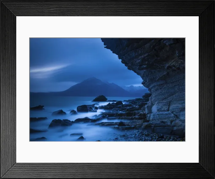 Framed Print : Misty Tide, Elgol, Isle of Skye, Highland Region, Scotland Framed Print : Misty Tide, Elgol, Isle of Skye, Highland Region, Scotland