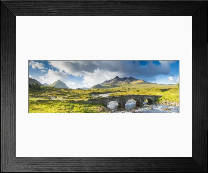 Framed Print : Stone Bridge & The Cuillins, Sligachan, Isle of Skye, Scotland Framed Print : Stone Bridge & The Cuillins, Sligachan, Isle of Skye, Scotland