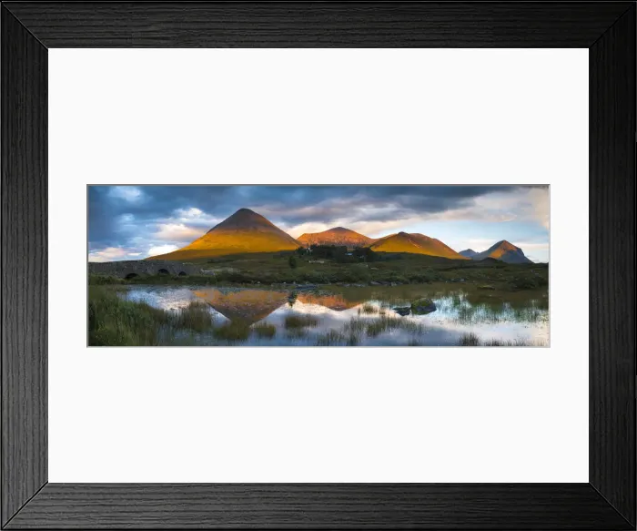 Framed Print : Glamaig Reflections, Sligachan, Isle of Skye, Scotland