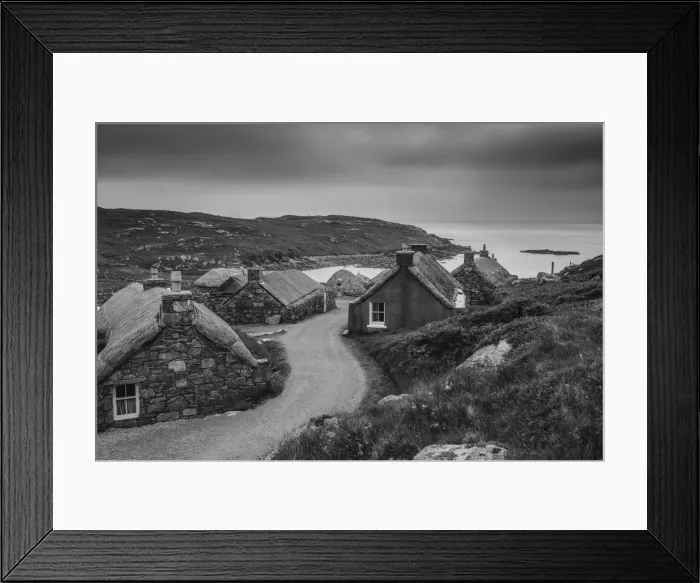 Framed Print : Gearrannan Blackhouse Village, Isle of Lewis, Outer Hebrides, Scotland Framed Print : Gearrannan Blackhouse Village, Isle of Lewis, Outer Hebrides, Scotland