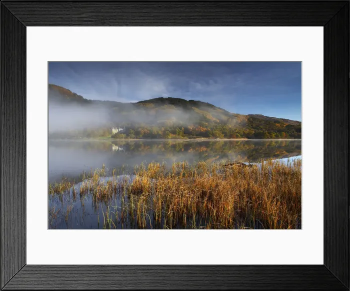 Framed Print : Mist over Loch Achray, The Trossachs National Park, Central Region, Scotland Framed Print : Mist over Loch Achray, The Trossachs National Park, Central Region, Scotland
