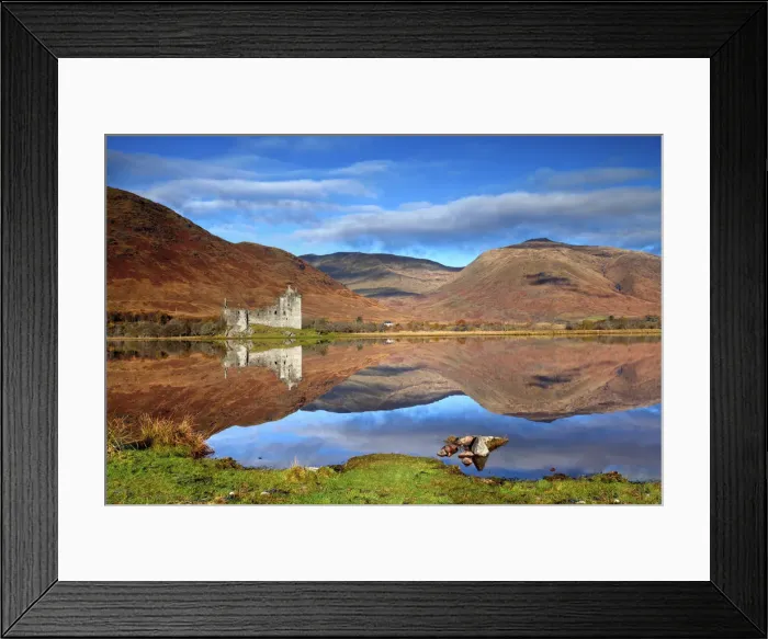 Framed Print : Kilchurne Castle Reflecting in Loch Awe, Strathclyde Region, Scotland Framed Print : Kilchurne Castle Reflecting in Loch Awe, Strathclyde Region, Scotland