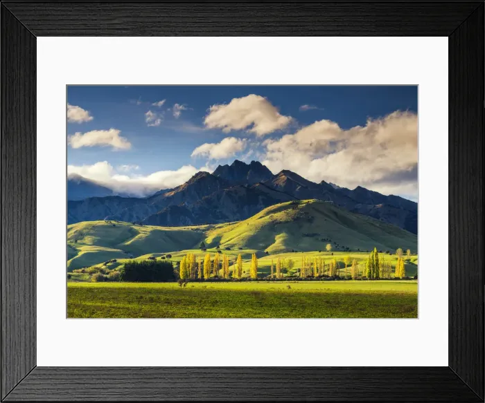 Framed Print : Mt. Burke, near Wanaka, New Zealand