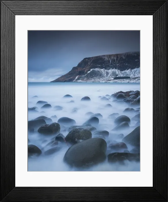 Framed Print : Unstad Beach, Lofoten Islands, Norway
