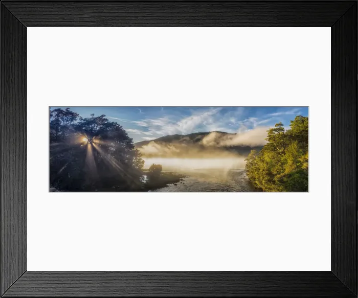 Framed Print : Lake Rotoiti in Mist, New Zealand Framed Print : Lake Rotoiti in Mist, New Zealand