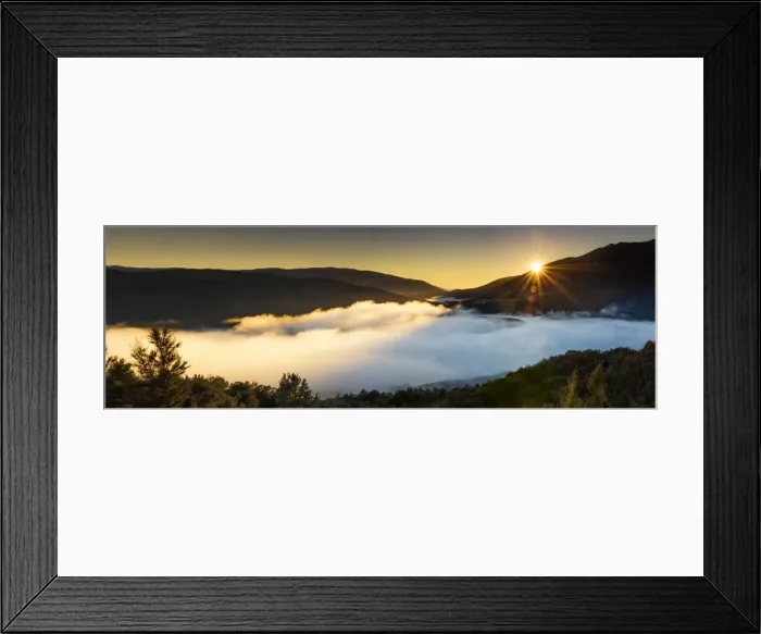 Framed Print : Mist over Lake Rotoiti at Sunset, New Zealand Framed Print : Mist over Lake Rotoiti at Sunset, New Zealand