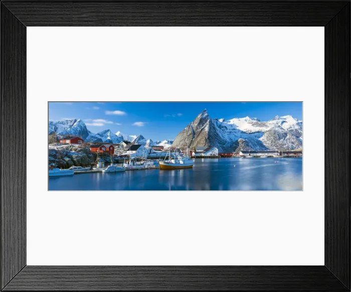 Framed Print : Hamnoy Harbour, Lofoten Islands, Norway