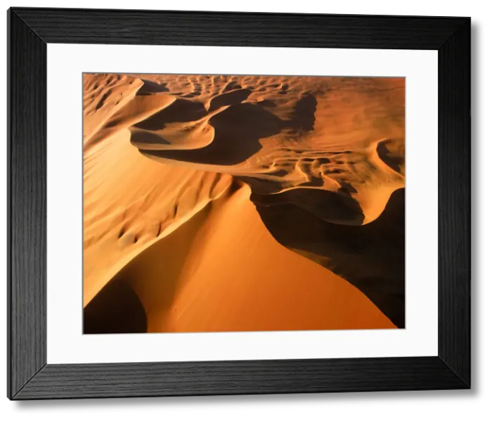 Framed Print : Aerial View of Sand Dunes, Sossusvlei, Namibia, Africa Framed Print : Aerial View of Sand Dunes, Sossusvlei, Namibia, Africa