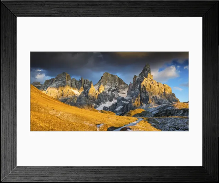 Framed Print : Pale di San Martino, Dolomites, South Tyrol, Italy Framed Print : Pale di San Martino, Dolomites, South Tyrol, Italy