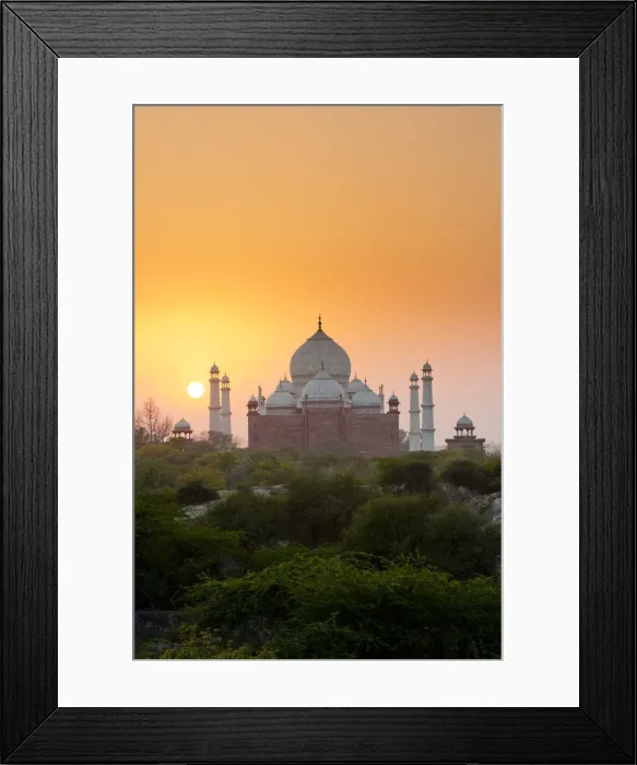 Framed Print : Taj Mahal at Sunset, Agra, Uttar Pradesh, India Framed Print : Taj Mahal at Sunset, Agra, Uttar Pradesh, India