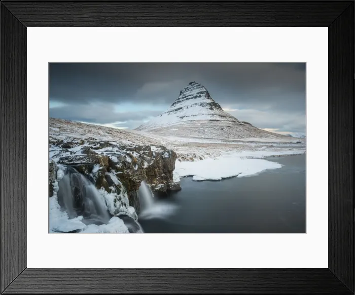 Framed Print : Mt. Kirkjufell & Waterfalls, Grundarfjordur, Snaefellsnes Peninsula, Iceland Framed Print : Mt. Kirkjufell & Waterfalls, Grundarfjordur, Snaefellsnes Peninsula, Iceland