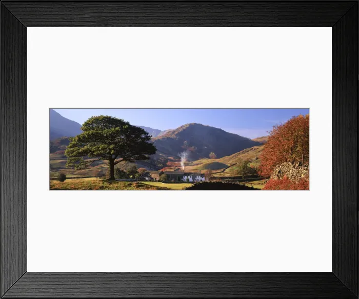 Framed Print : Fell Foot Farm, Lake District National Park, Cumbria, England