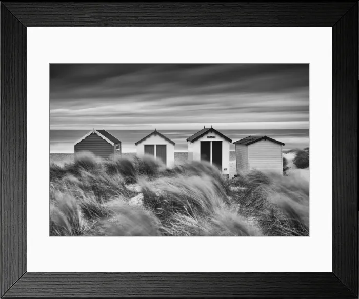 Framed Print : Beach Huts, Southwold, Suffolk, England