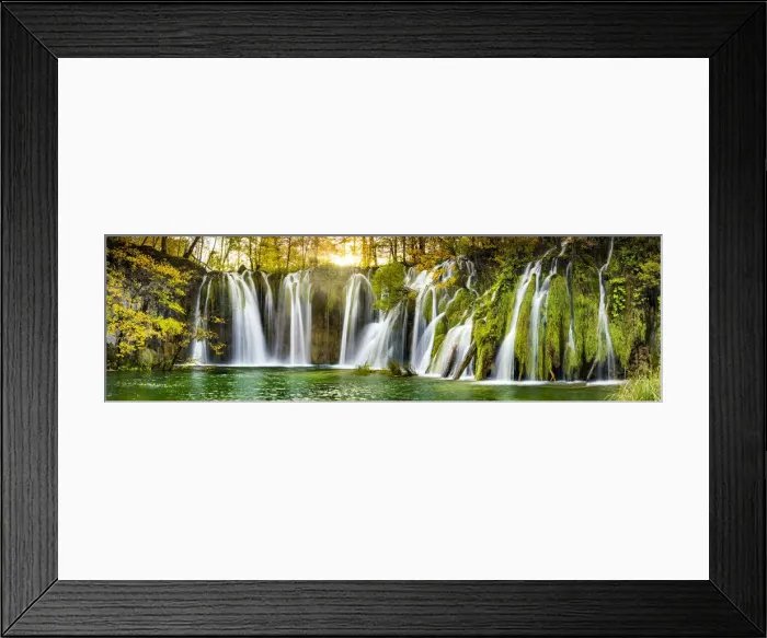 Framed Print : Cascading Waterfall, Plitvice National Park, Croatia Framed Print : Cascading Waterfall, Plitvice National Park, Croatia