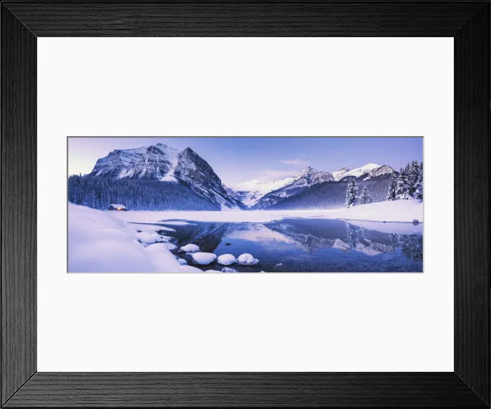 Framed Print : Lake Louise in Winter, Banff National Park, Alberta, Canada Framed Print : Lake Louise in Winter, Banff National Park, Alberta, Canada