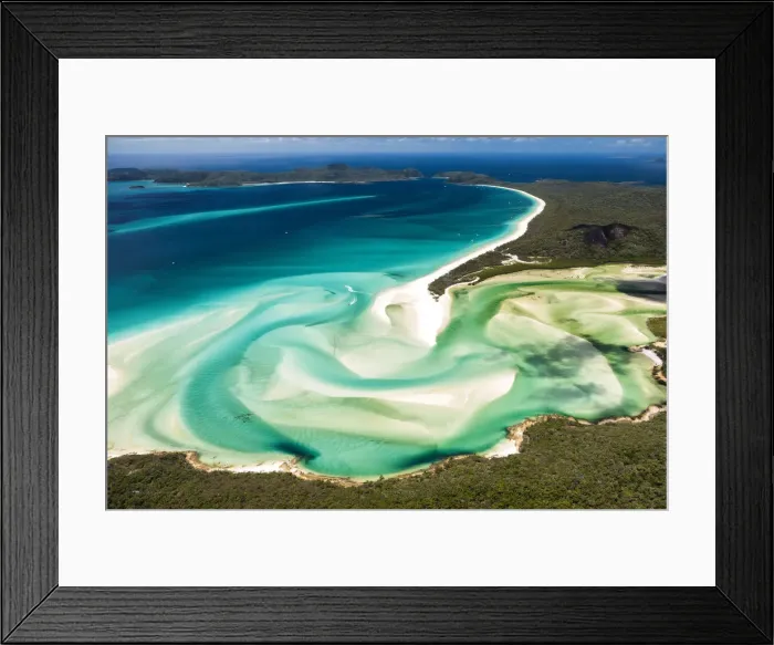 Framed Print : Whitehaven Beach, Whitsunday Island, Great Barrier Reef, Queensland, Australia Framed Print : Whitehaven Beach, Whitsunday Island, Great Barrier Reef, Queensland, Australia
