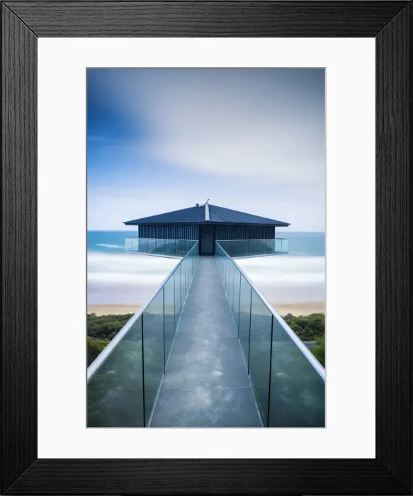 Framed Print : The Pole House, Great Ocean Road, Fairhaven, Australia Framed Print : The Pole House, Great Ocean Road, Fairhaven, Australia