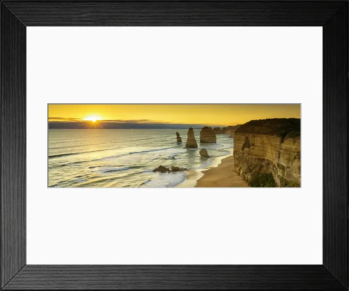 Framed Print : The Twelve Apostles at Sunset, Great Ocean Road, Australia